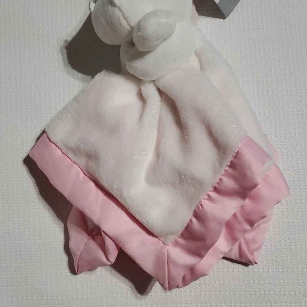 New Carter's Snuggle Buddy Security Blanket Soft White Pink Unicorn Horn NWT BB6 - Picture 2 of 10